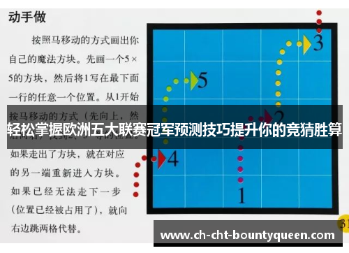 轻松掌握欧洲五大联赛冠军预测技巧提升你的竞猜胜算
